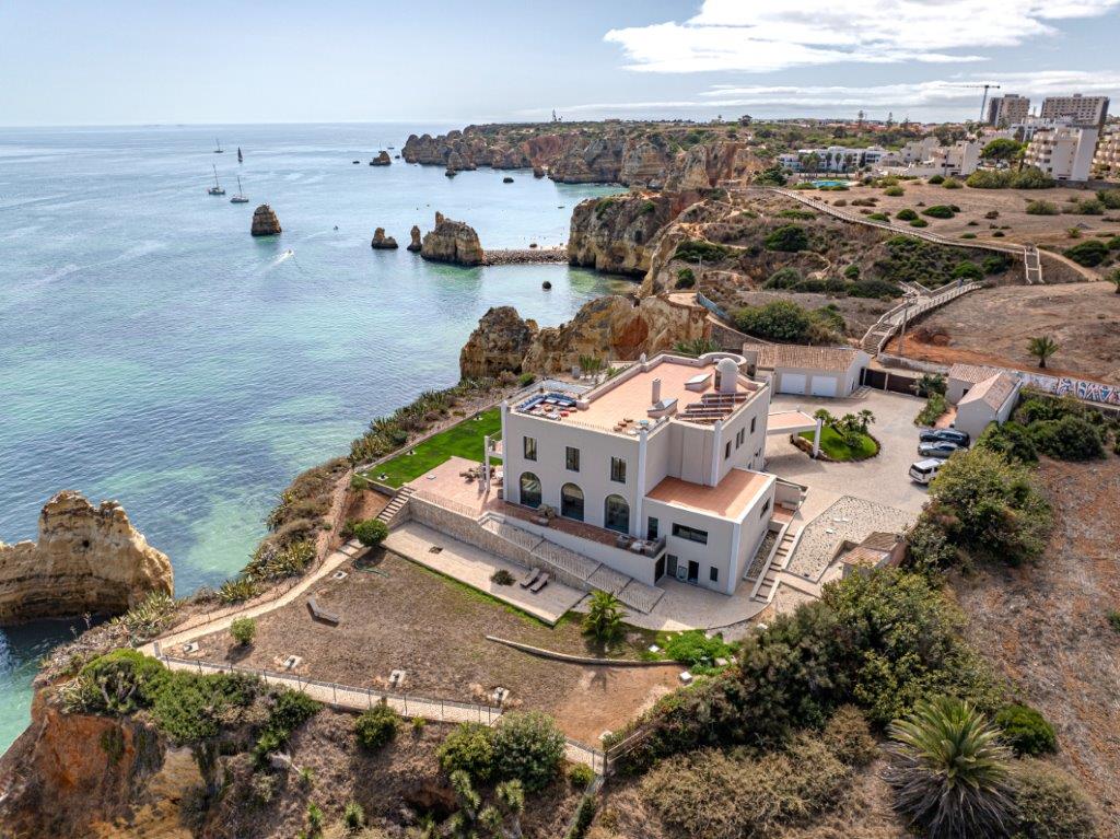 Ocean front 8 bed villa for sale with private island in Lagos, Algarve, Portugal